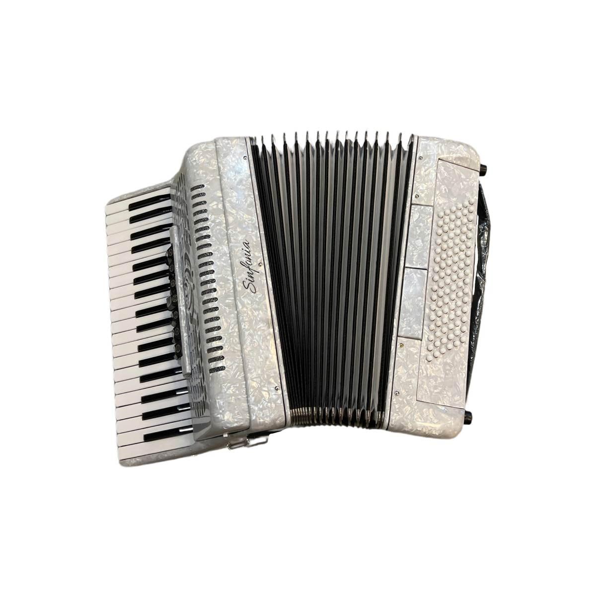 Sinfonia fisarmonica 96 bassi white