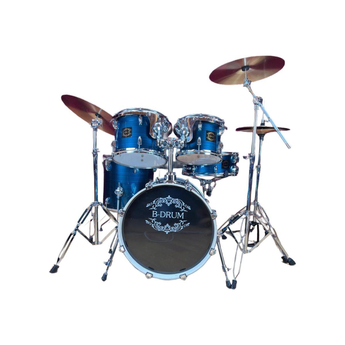 B-drum ds22t blu batteria  acustica