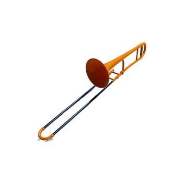 Cigalini pl-tn-og orange trombone tenore in plastica arancione
