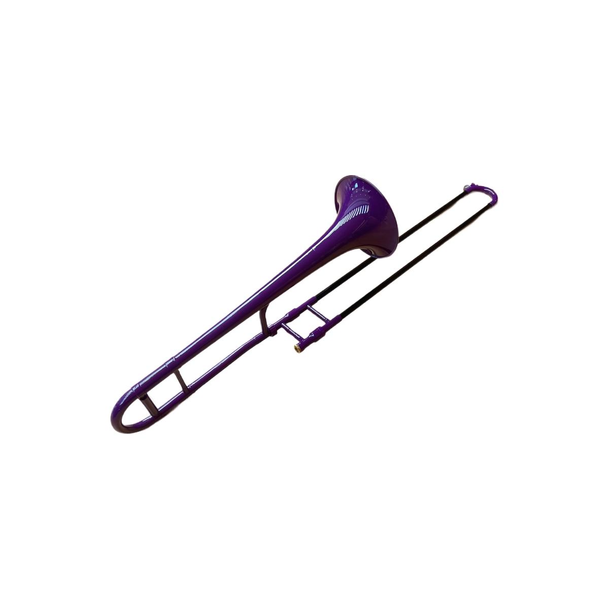 Cigalini pl-tn-pp purple trombone tenore in plastica viola