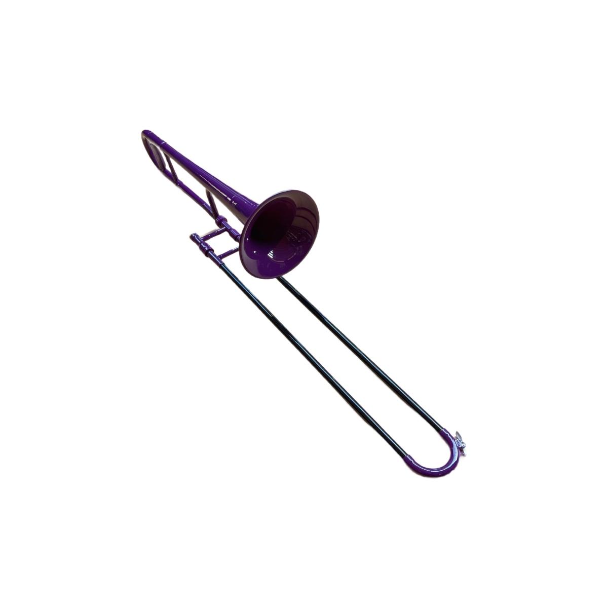 Cigalini pl-tn-pp purple trombone tenore in plastica viola