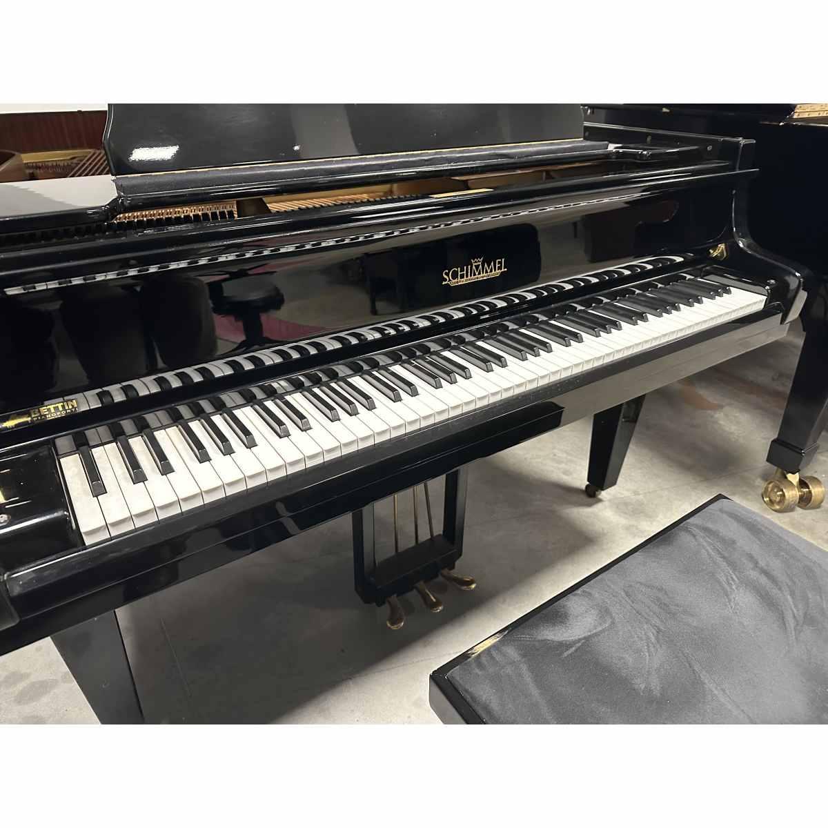 Schimmel pianoforte a coda finitura nero lucido usato garantito