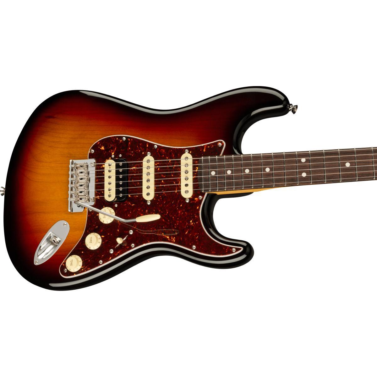 Fender stratocaster american professional ii rw 3 hss rw color sunburst chitarra elettrica