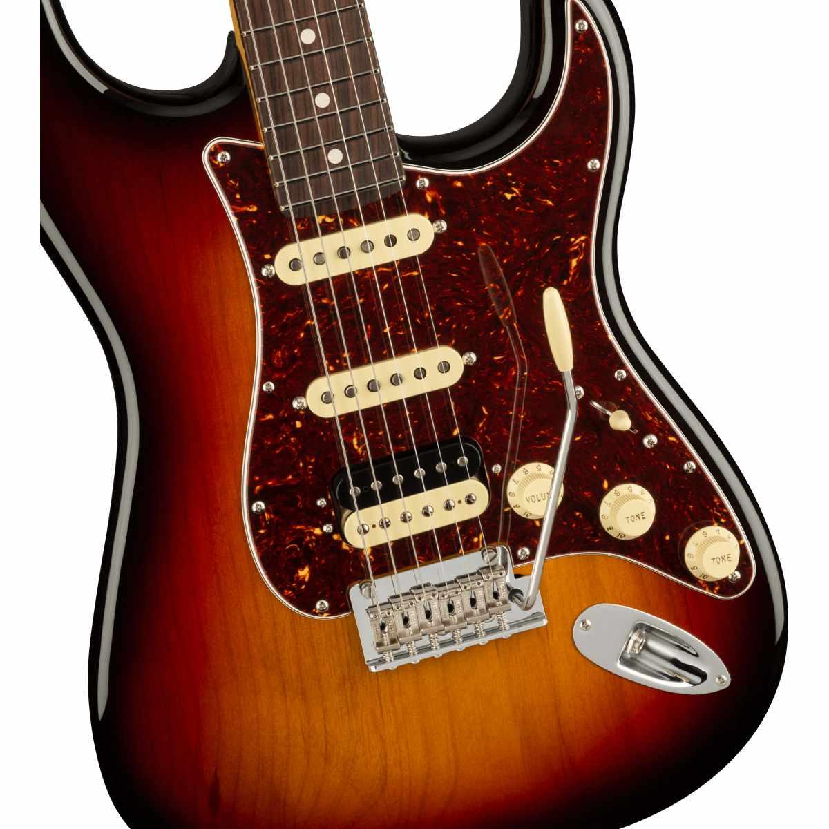 Fender stratocaster american professional ii rw 3 hss rw color sunburst chitarra elettrica