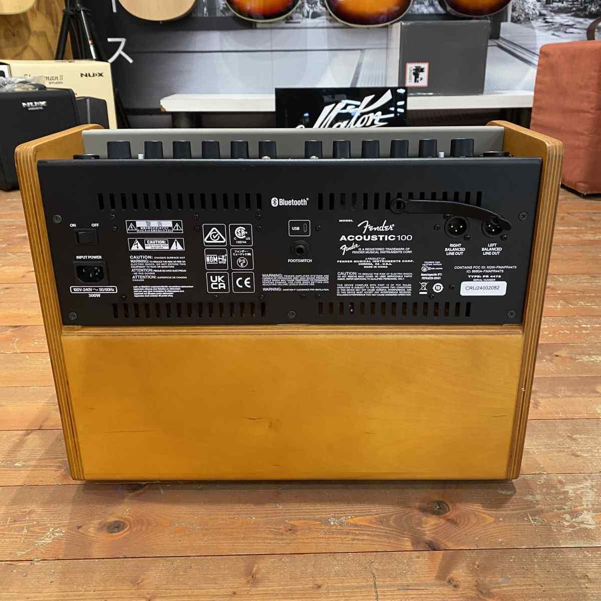 Fender acoustic 100 combo chitarra acustica - usato garantito