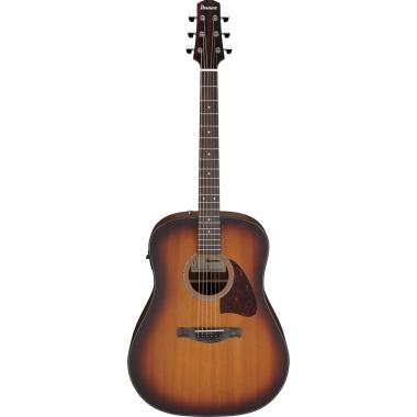 Ibanez aad54eomh chitarra acustica elettrificata open pore mahogany sunburst