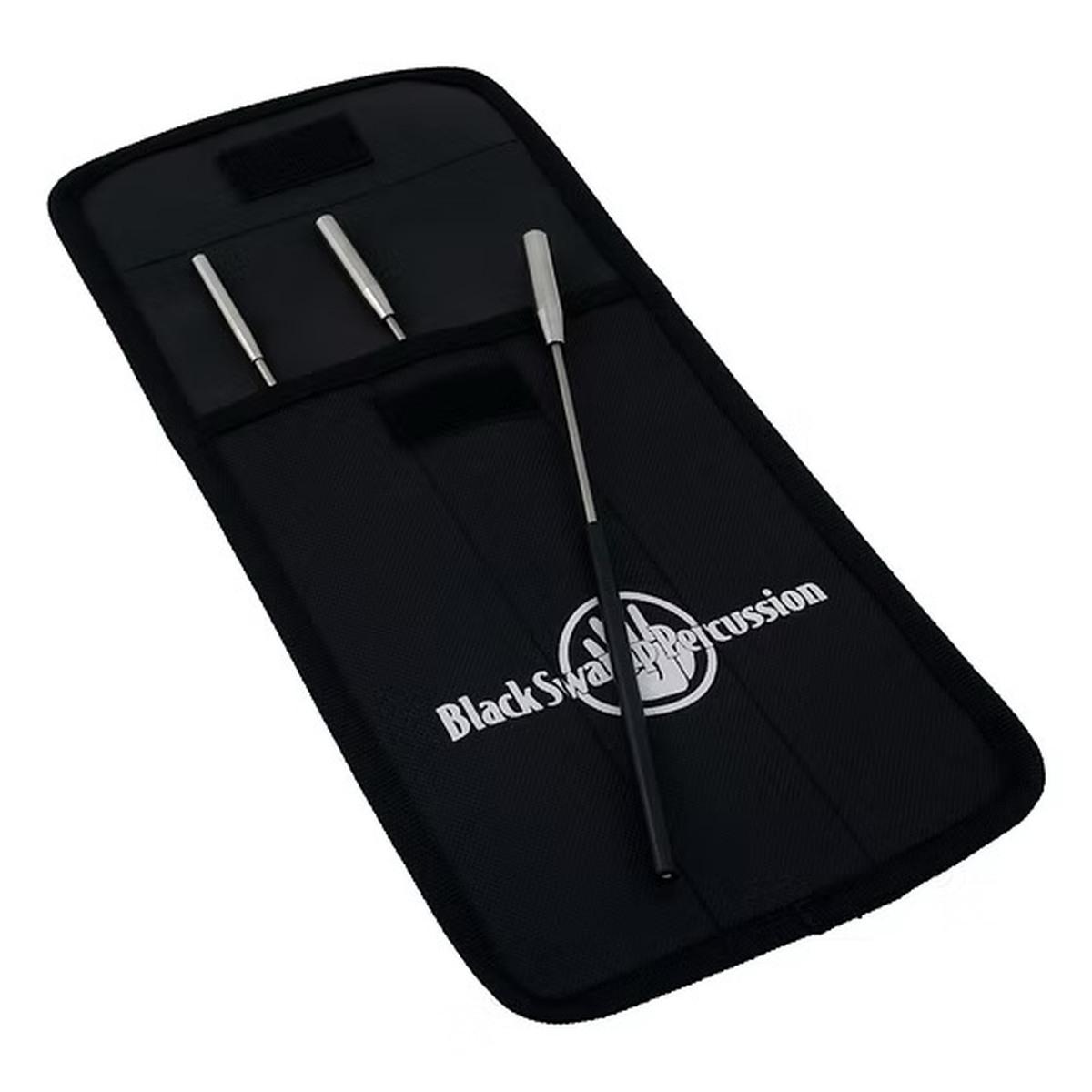 Black swamp spset-1-ss set 3 battenti per triangolo in acciaio