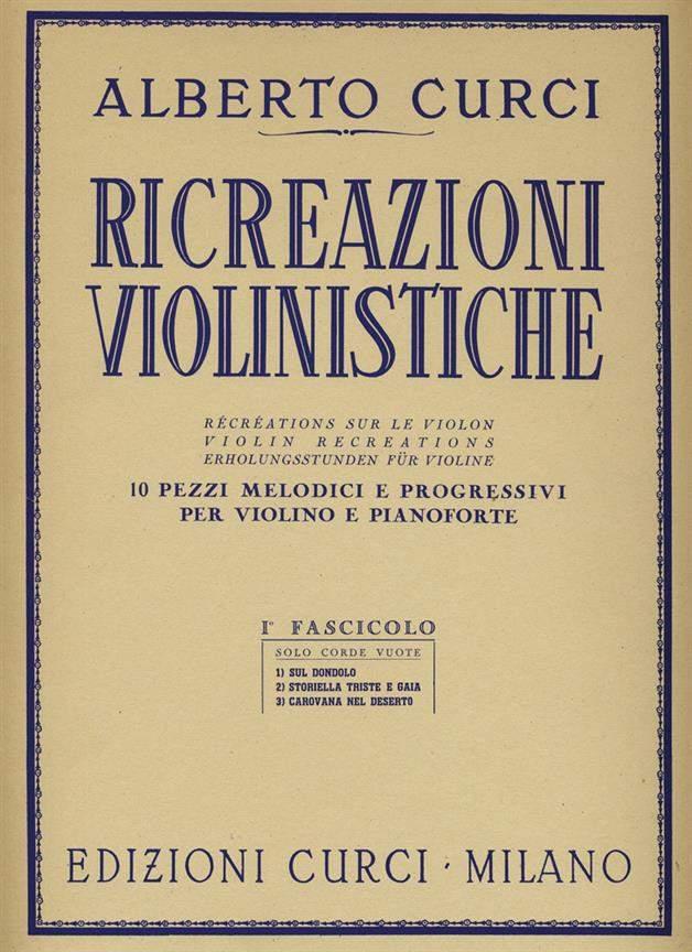 Ricreazioni violinistiche vol.1 alberto curci  21