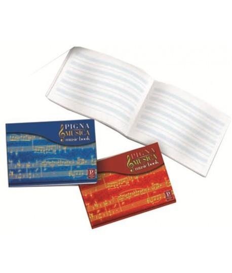 Pigna musica quaderno piccolo pentagrammato con interlinea