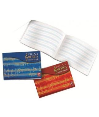 Pigna musica quaderno piccolo pentagrammato con interlinea
