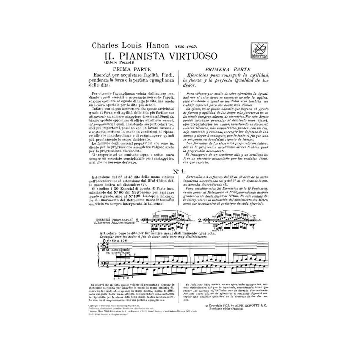Il pianista virtuoso 60 esercizi hanon  14