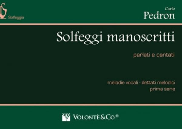 Solfeggi manoscritti parlati e cantati vol.1 pedron  7