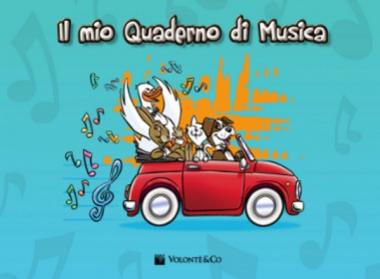 Quaderno pentagrammato 32 pagine 4 pentagrammi larghi