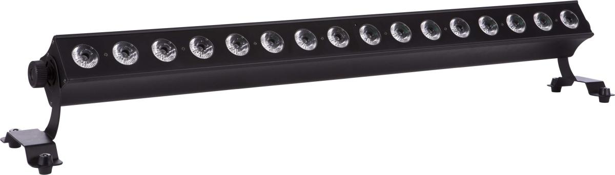 Sagitter slimbar 16dl barra a 16 led 12w rgbwau/fc con telecomando irc