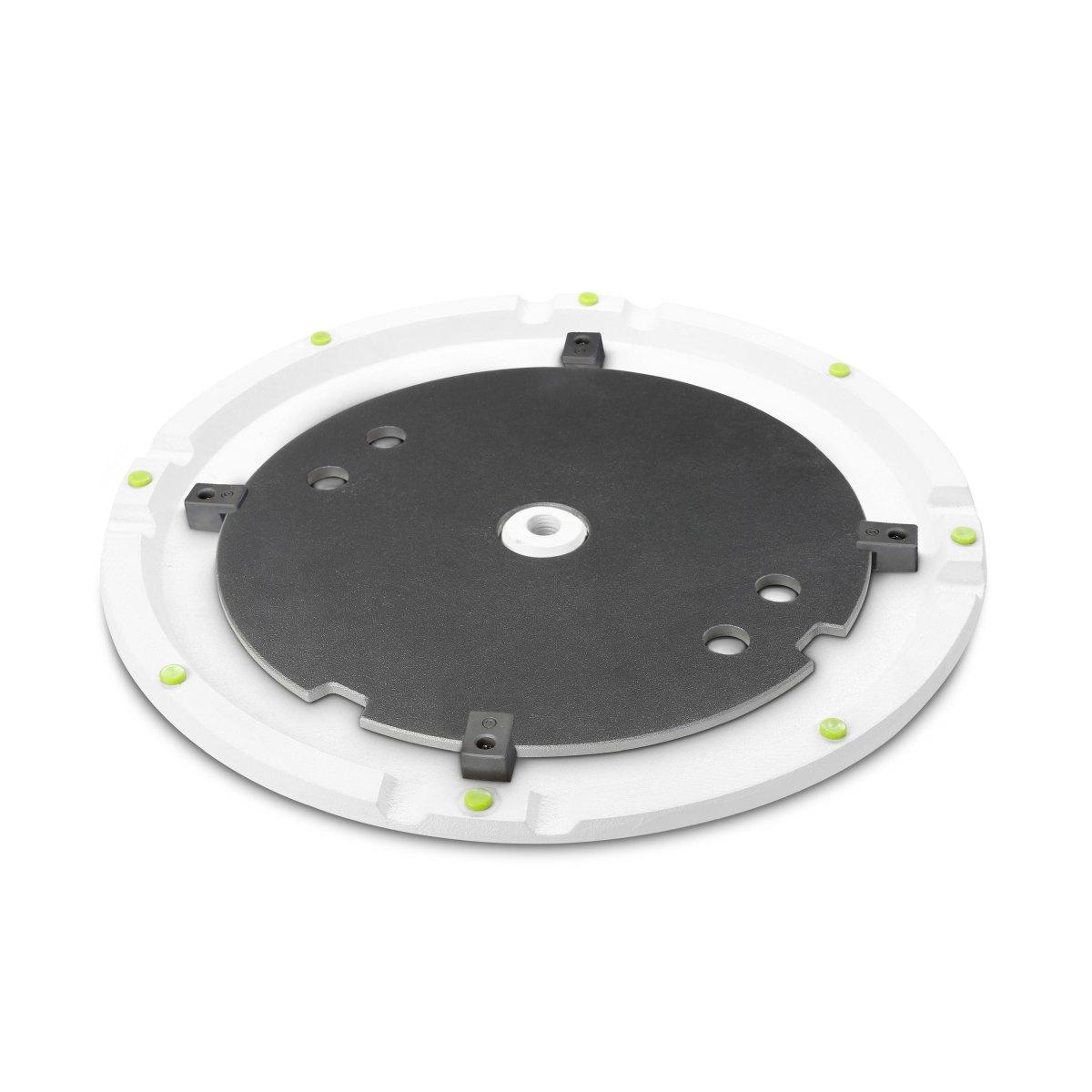 GRAVITY SSP WB SET 1 W - Supporto per altoparlante con piastra di base e piastra in ghisa, bianca