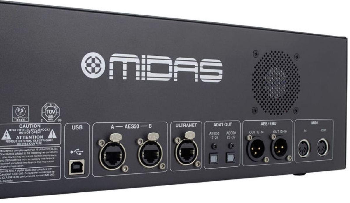 Midas dl32 stage box 32 in - 16 out per serie m32