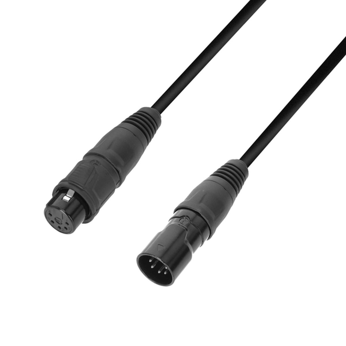 ADAM HALL K4 DGH 0150 IP65 CAVO DMX AES/EBU DA XLR M 5 PIN A XLR F IP65 1,5mt