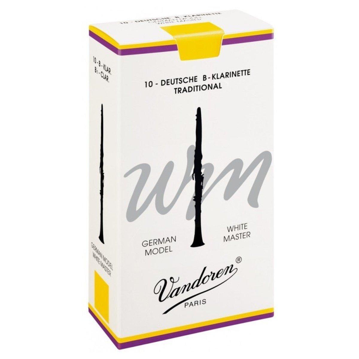 VANDOREN WHITE MASTER 10 ANCE PER CLARINETTO IN Bb N°  2 1/2