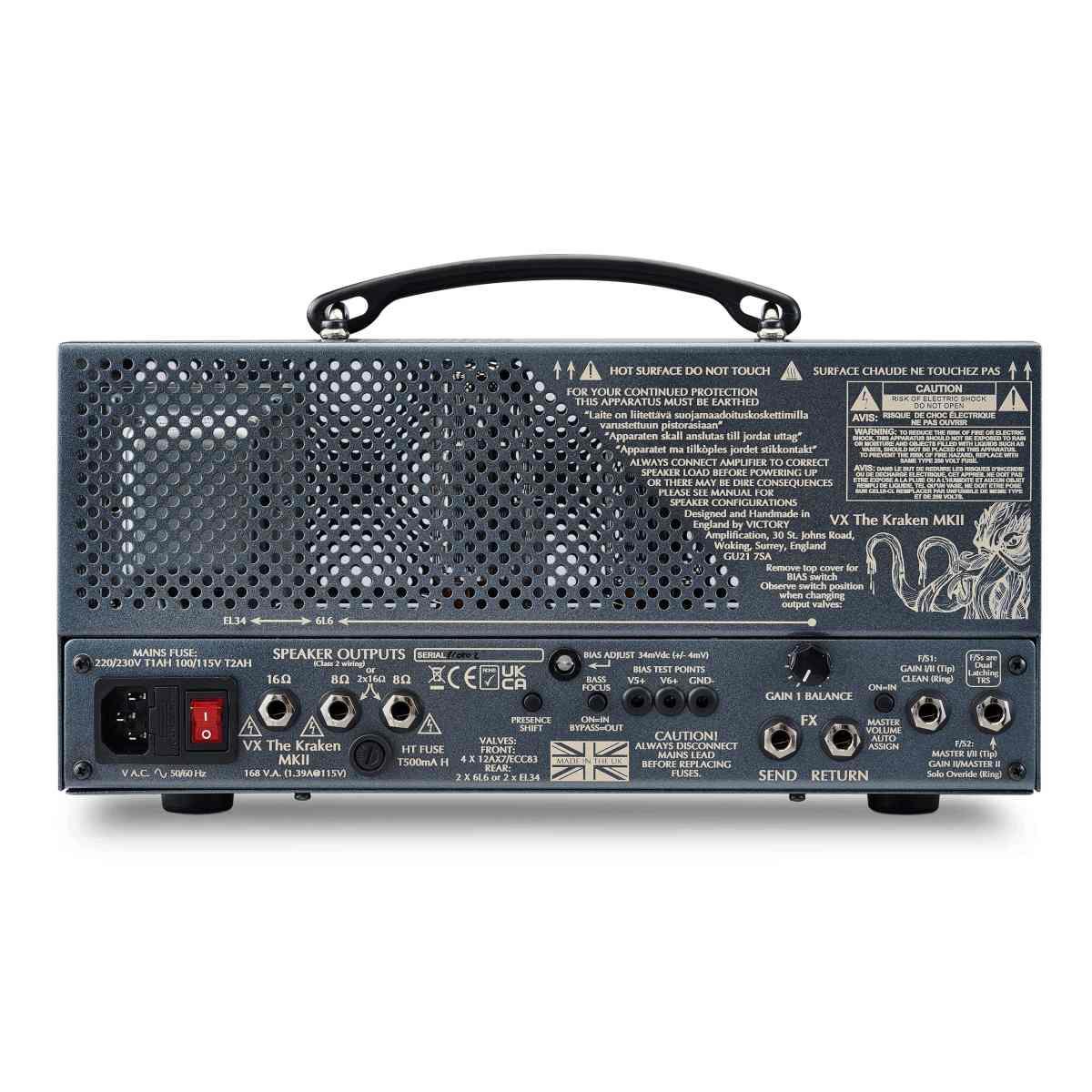 Victory vx the kraken testata per chitarra