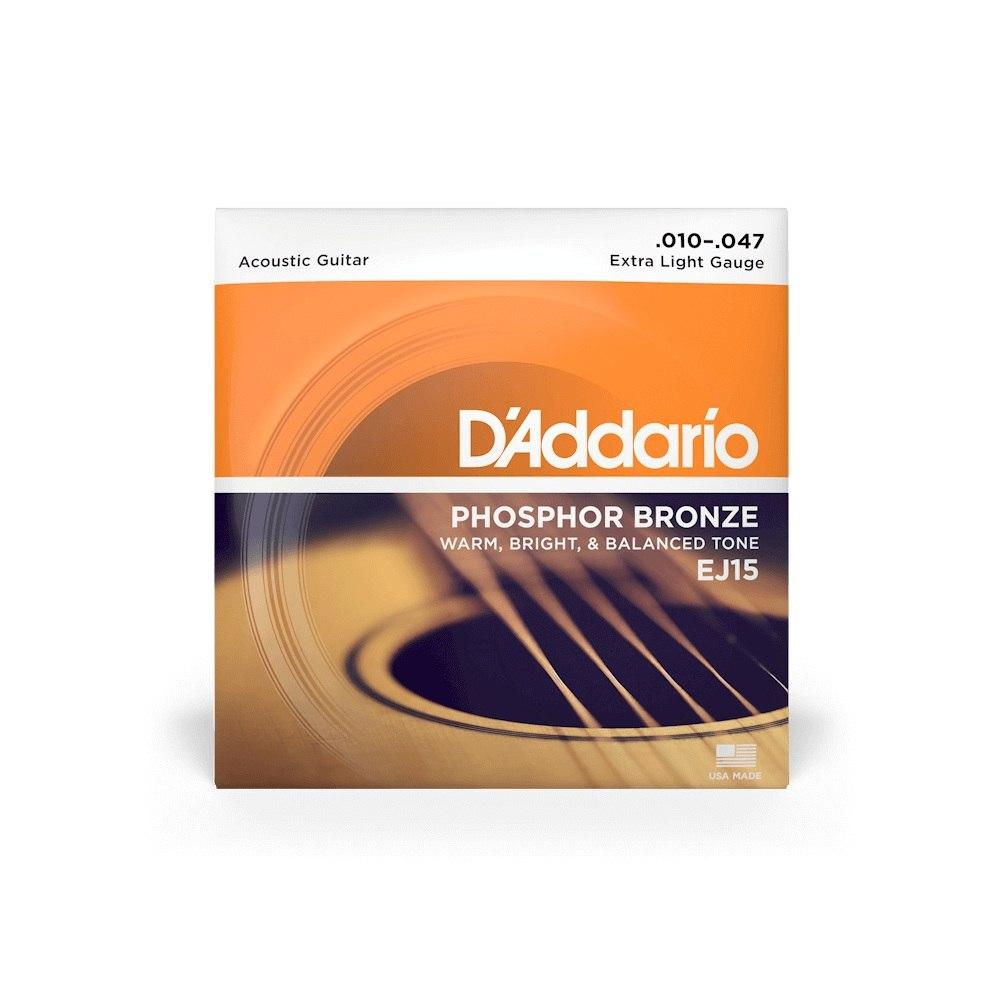 D'addario ej15 set corde chitarra acustica